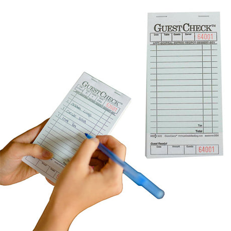 Tabletop - Waiter & Cashier Supplies - Guest Checks