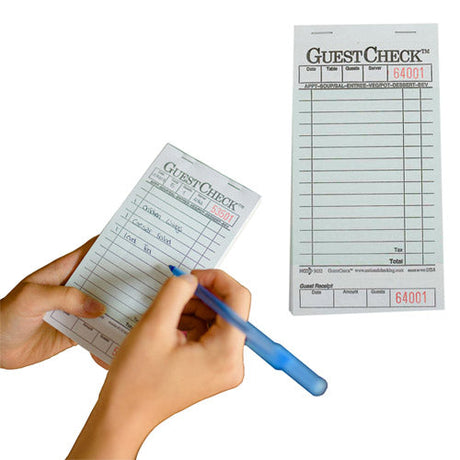 Tabletop - Waiter & Cashier Supplies - Guest Checks [B2B]