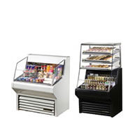 Restaurant Equipment - Commercial Refrigeration - Refrigeration Merchandisers - Open Air Curtain Merchandisers and Coolers - Horizontal Air Curtain Merchandisers