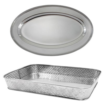 Tabletop - Dinnerware - Metal Dinnerware and Serveware - Metal Serving Platters