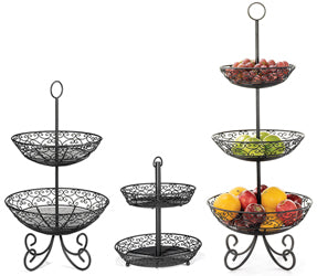 Serveware Smallware - Serveware - Baskets - Metal Serving Baskets - Metal Tiered Baskets [B2B]