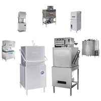 Restaurant Equipment - Commercial Warewashing & Storage - Dishwashers - Single Rack Dishwashers & Double Rack Dishwashers [B2B]