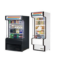 More Categories + Education - Shop By Brands - True Refrigeration - True Open Air Curtain Merchandisers