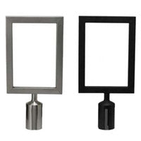 Serveware Smallware - Signs - Crowd Control Signs & Stanchions - Stanchion Sign Frames [B2B]