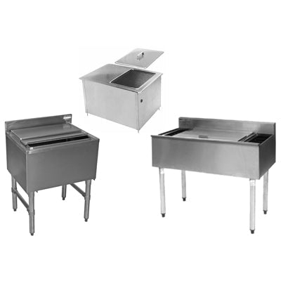 Restaurant Equipment - Commercial Refrigeration - Bar Refrigeration - Underbar Ice Bins [B2B]