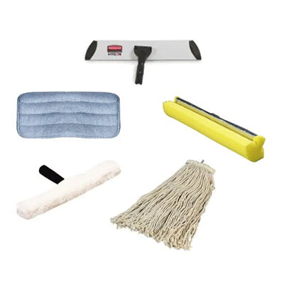 Janitorial Supplies - Mopping Supplies - Wet Mops Heads and Frames