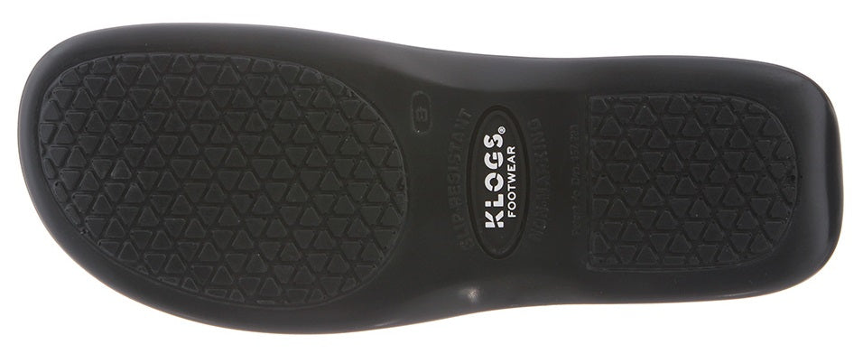 Klogs Footwear 0017-6002-M11-MW Bistro Men's Slip Resistant Clog / Chef Shoes with TRUComfort Insole - Black - Size 11 - Medium Wide