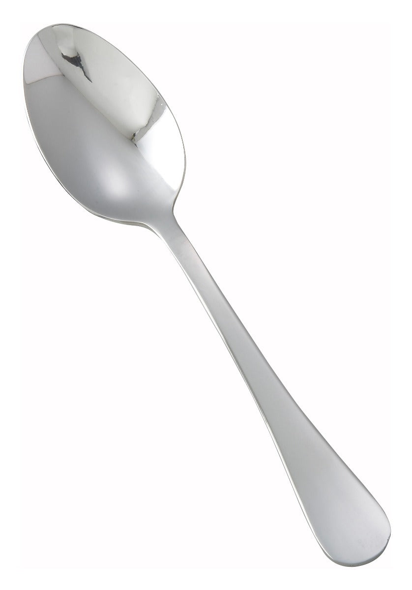 Winco 0026-01 Elite 18/0 Stainless Steel Heavy Weight Teaspoon 6" - 600/Case