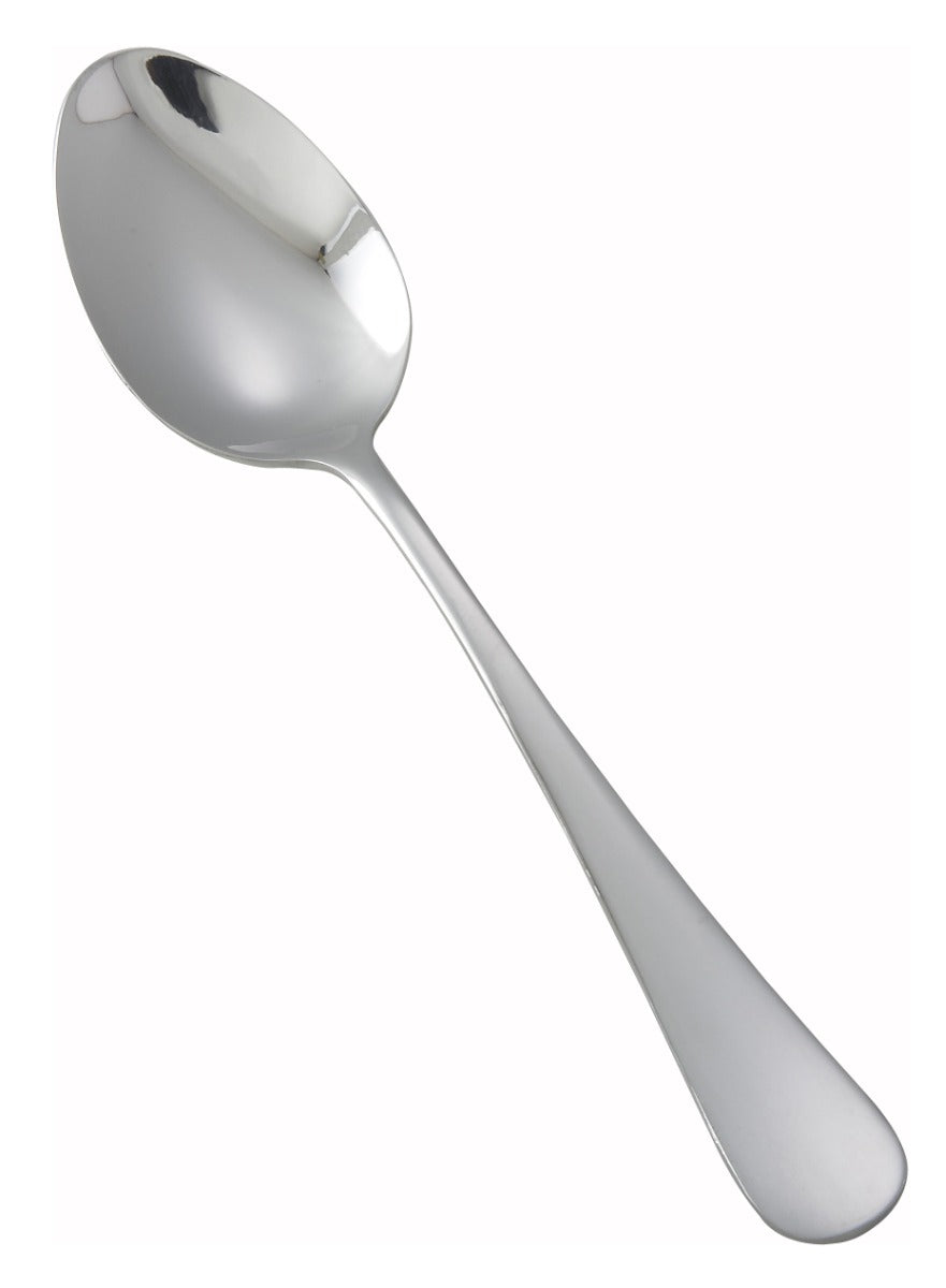 Winco 0026-03 Elite 18/0 Stainless Steel Heavy Weight Dinner Spoon 7" - 600/Case