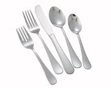 Winco 0026-03 Elite 18/0 Stainless Steel Heavy Weight Dinner Spoon 7" - 600/Case