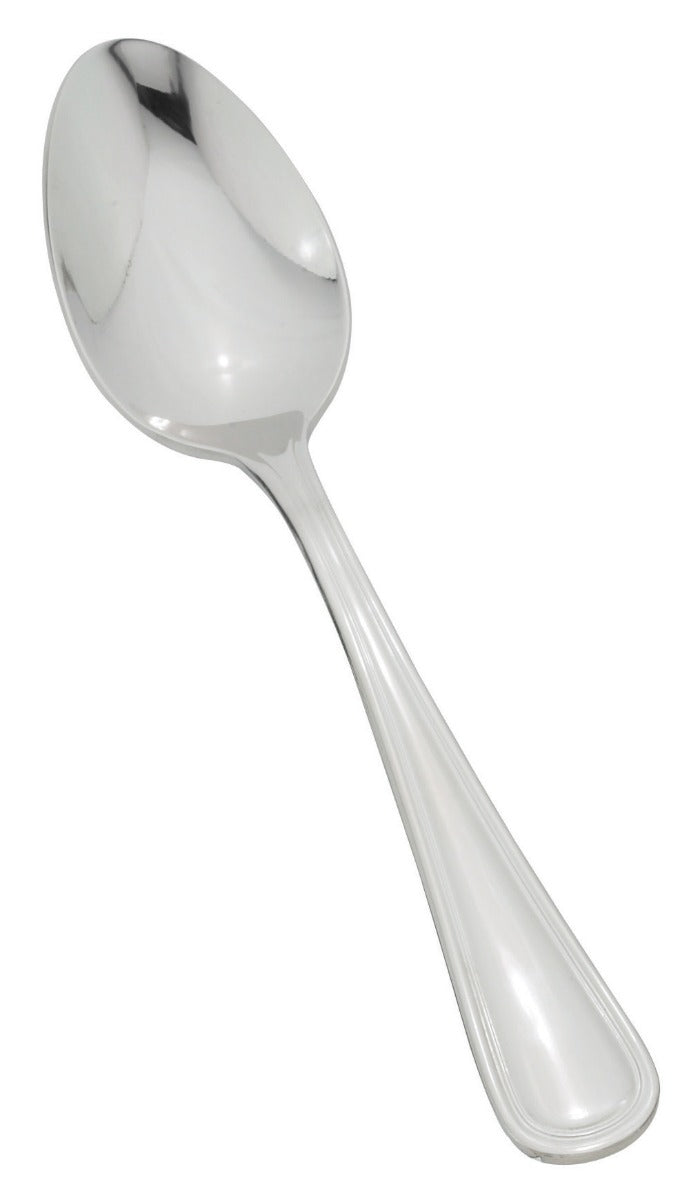 Winco 0030-01 Shangarila 18/8 Stainless Steel Extra Heavy Weight Teaspoon 6" - 300/Case