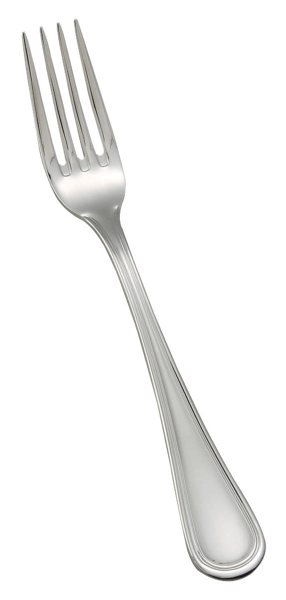 Winco 0030-06 Shangarila 18/8 Stainless Steel Extra Heavy Weight Salad Fork 6-3/4" - 300/Case
