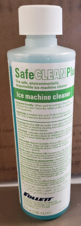 Follett 01147826 SafeCLEAN Plus Liquid Ice Machine Cleaner 8 oz. - Lime Green