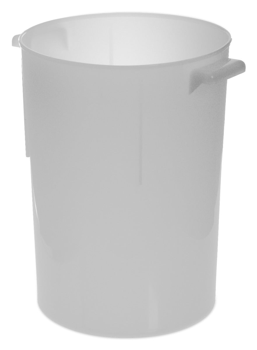 Carlisle 080002 StorPlus Polyethylene Bain Marie Food Storage Container 8 qt. - White