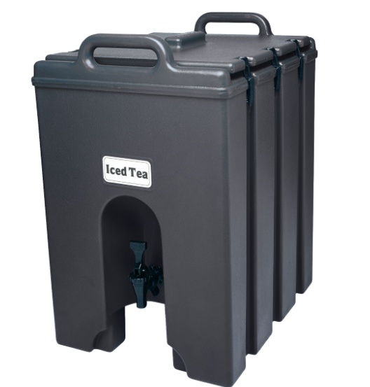 Cambro 1000LCD110 Camtainer Insulated Beverage Dispenser 11-3/4 Gal. - Black