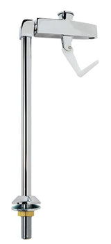 Fisher 1008 Single Inlet Pedestal Push Back Glass Filler Faucet 10"H