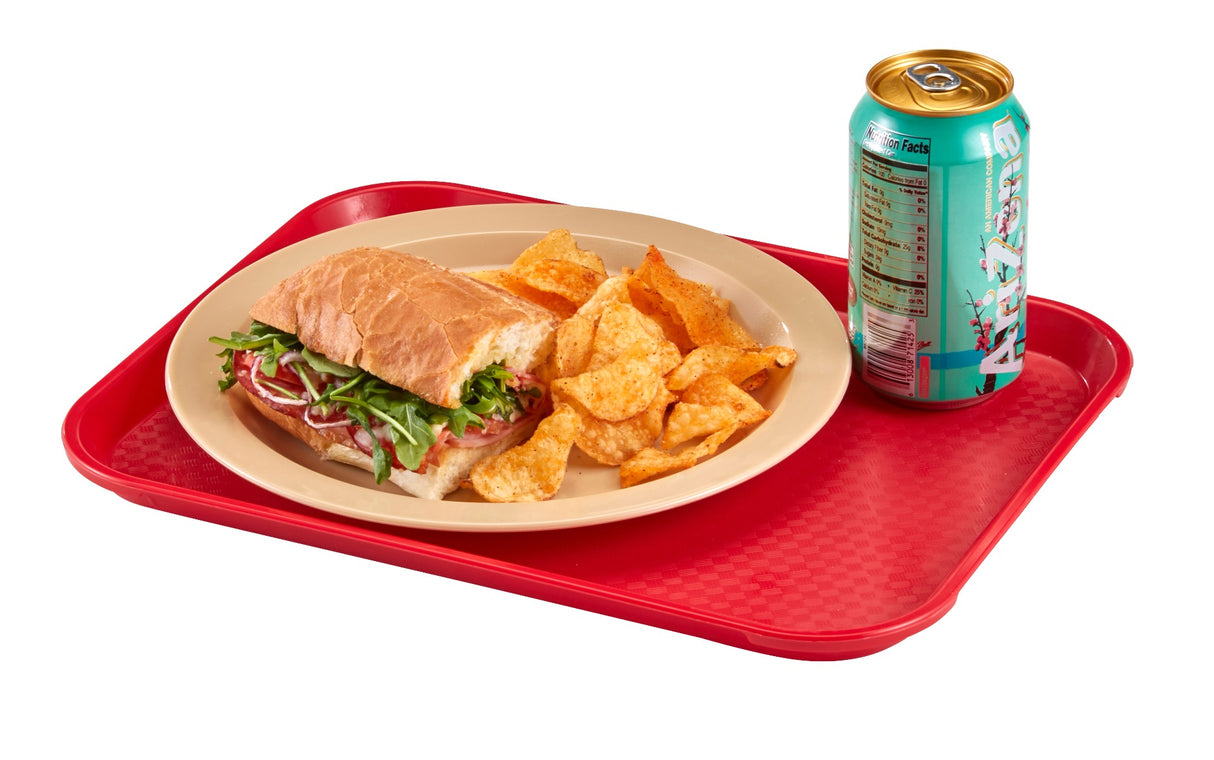 Cambro 1014FF163 Fast Food Tray 10-7/16" x 13-9/16" - Red