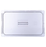 Carlisle 10210U07 StorPlus Polycarbonate Food Pan Cover - (1/1) Full Size - Clear