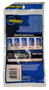 FoodHandler 1035-03-CP JobSelect General Purpose Latex-Free Orange Unlined Vinyl Cleaning Gloves - Large - 1/Pair