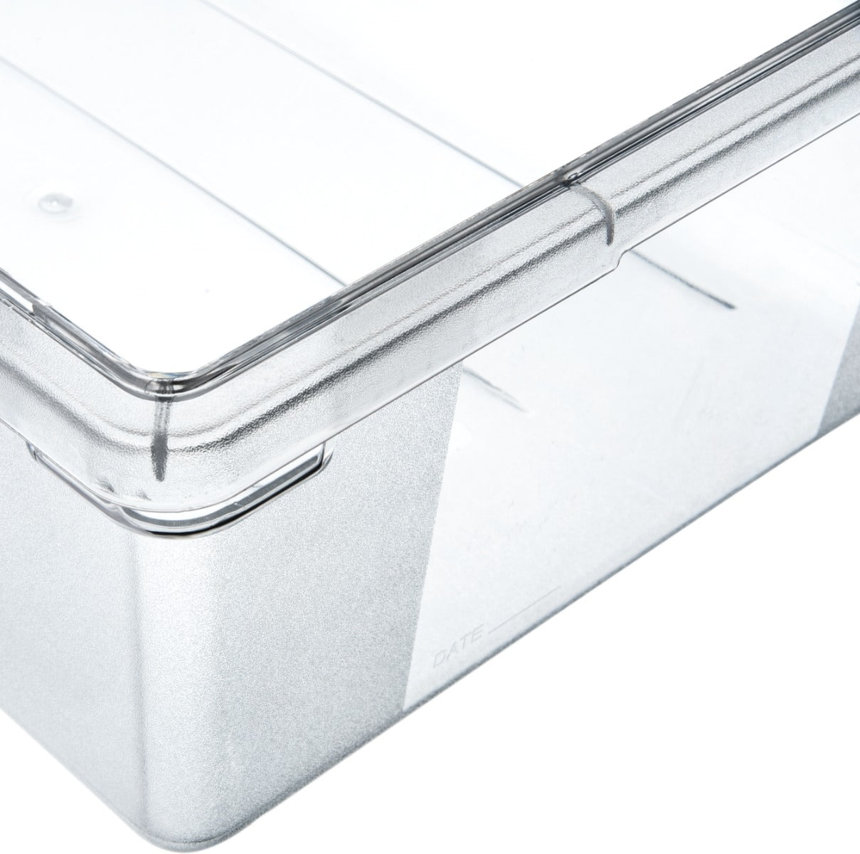 Carlisle 1062207 Food Storage Box 12-1/2 Gal Polycarbonate Clear