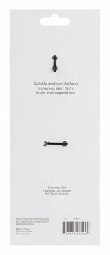 TableCraft 10997 PerfectGrip Fruit & Vegetable Peeler with Stainless Steel Straight Edge 7-1/2"