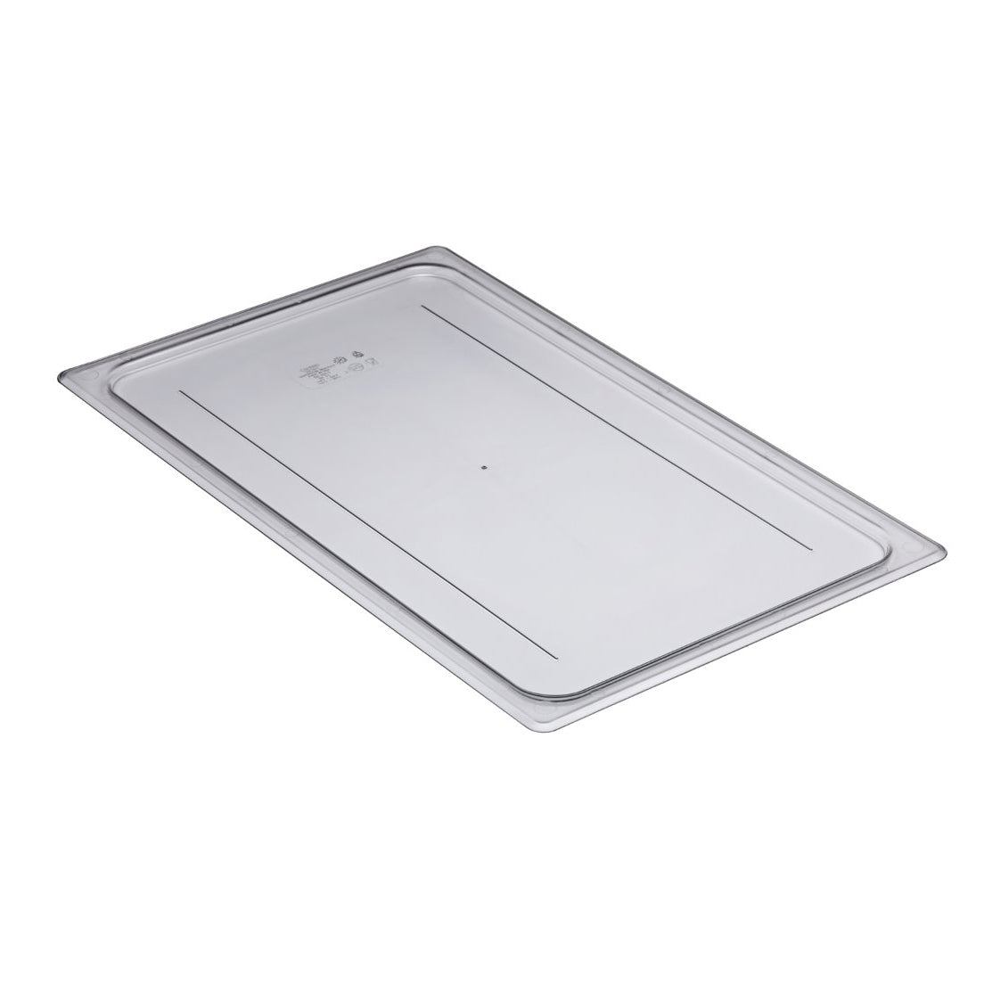 Cambro 10CWC135 Camwear Polycarbonate Food Pan Cover - (1/1) Full Size - Clear
