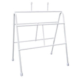 FoodHandler 11-030 Deli Bag Wire Saddle Pack Dispenser Rack / Stand 9-1/4" x 6-1/2" x 11-1/2" - White