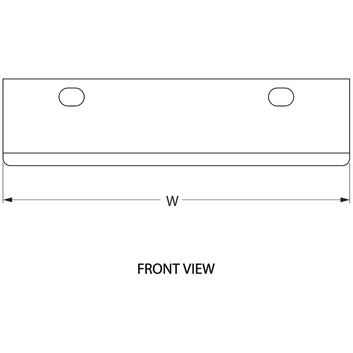 Vollrath 1102R Replacement Blade 6" - for 1101 Grill Scraper