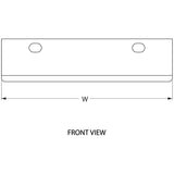 Vollrath 1102R Replacement Blade 6" - for 1101 Grill Scraper