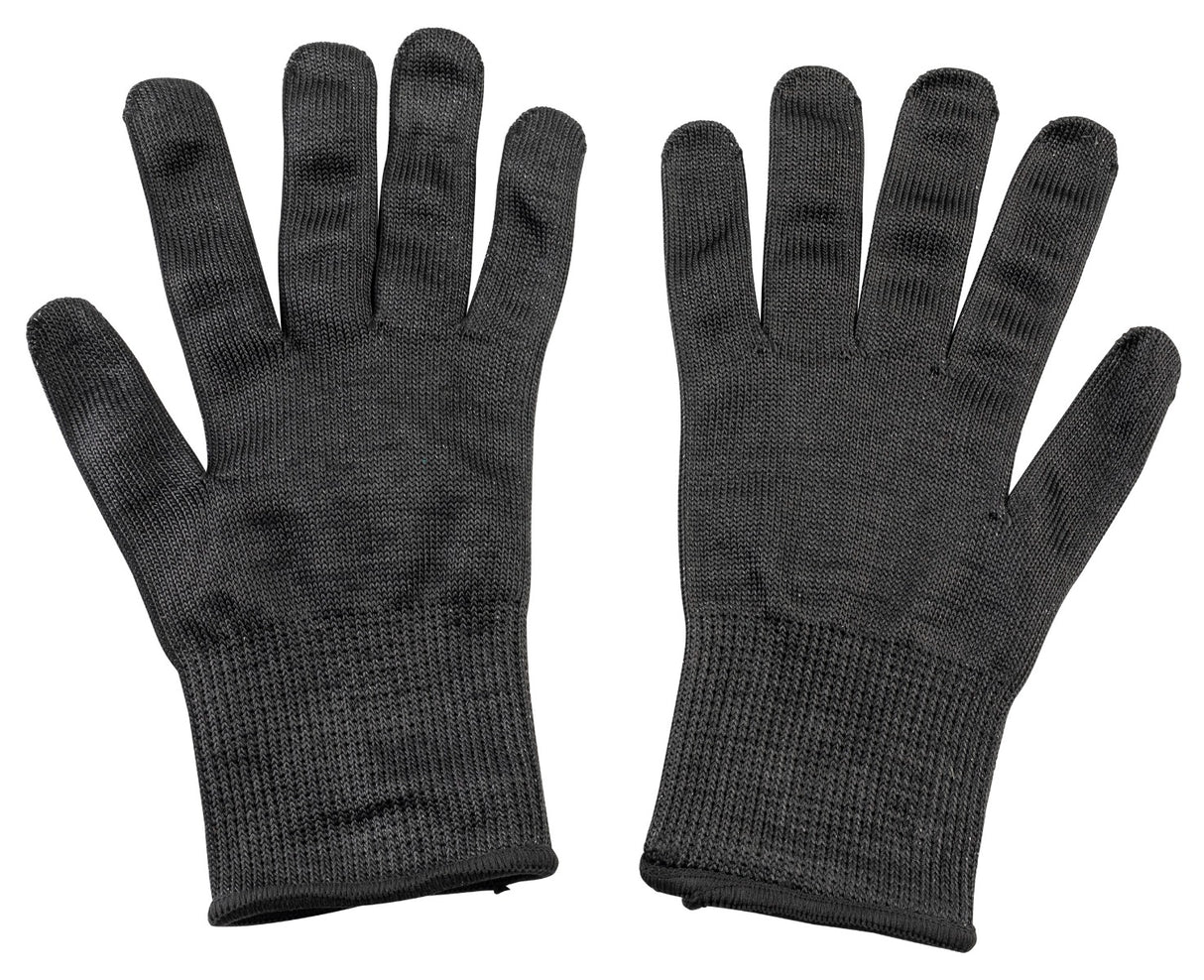 TableCraft 11211 The Protector Ambidextrous Blended Material Cut Resistant Glove - Black w/ Black Wrist Band - X-Large - 1/Pair