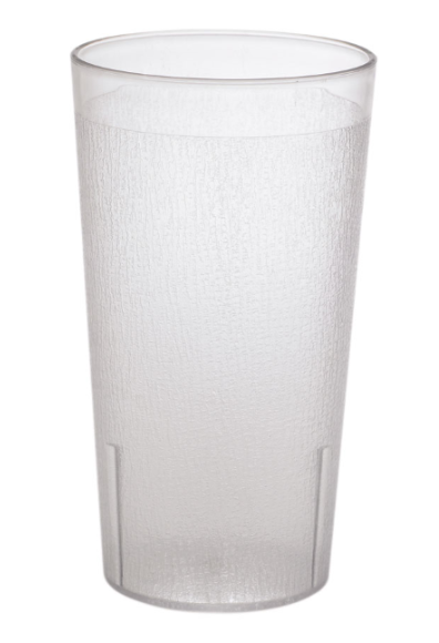 Cambro 1200P2152 12 3/5 oz Clear Textured Plastic Tumbler - 24ea/Case