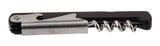 TableCraft 1226 Waiter's Corkscrew with Black Plastic Handle 4-7/16" - 24/Case