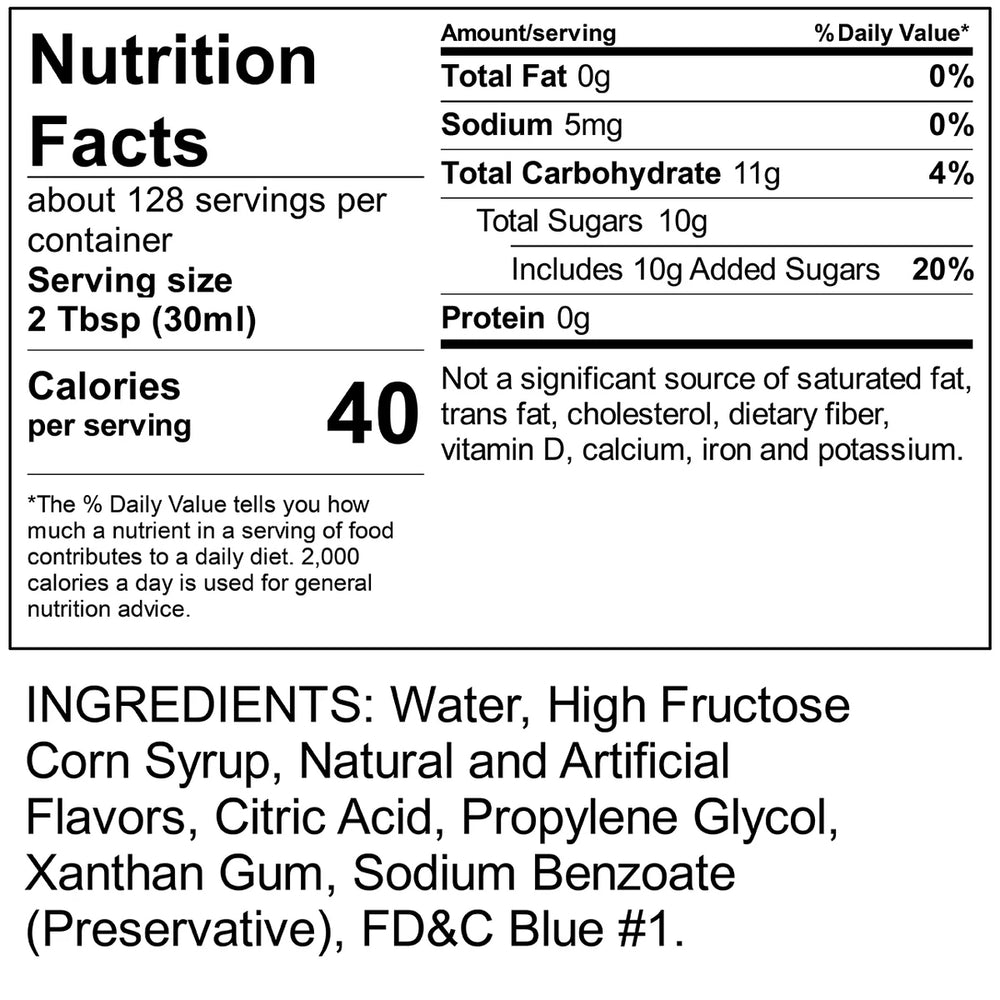 Gold Medal 1232 Ready-To-Use Sno-Treat Flavors Sno-Kone Syrup 1 gal. - Bubble Gum