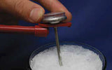 Cooper-Atkins 1246-02-1 Bi-metal Insertion Pocket Test Thermometer with 1"dia. Dial & 5" Stem - (0 to 220 Deg. F)