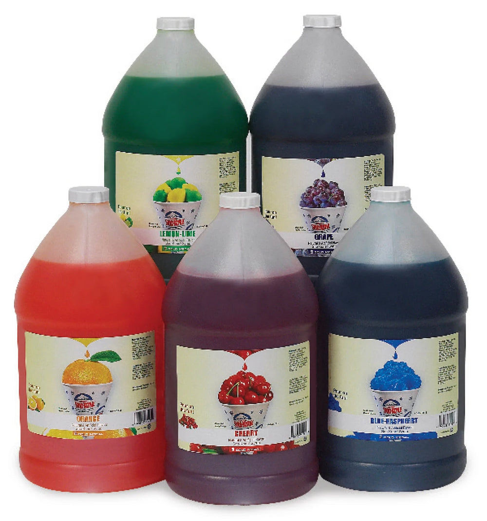 Gold Medal 1257 Ready-To-Use Sno-Treat Flavors Sno-Kone Syrup 1 gal. - Key Lime
