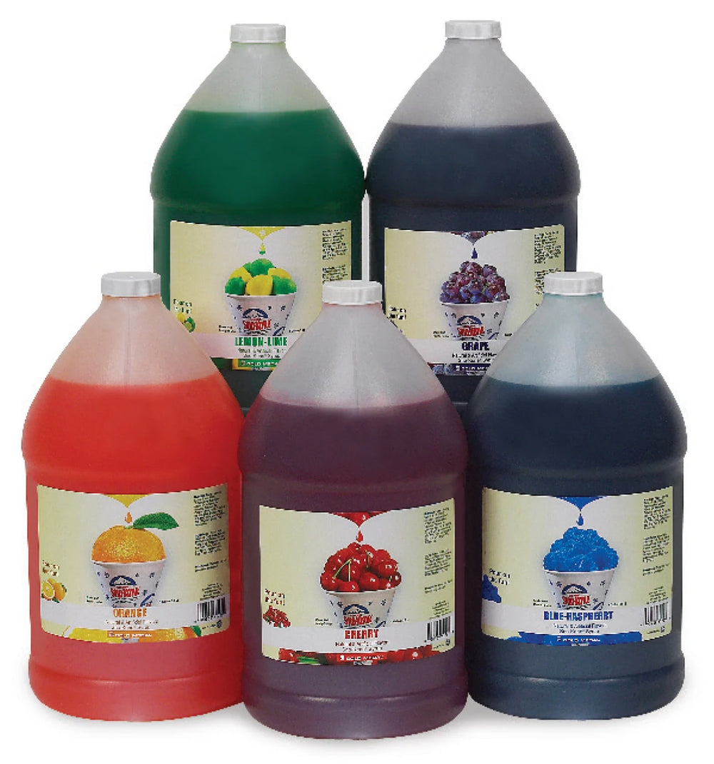 Gold Medal 1259 Ready-To-Use Sno-Treat Flavors Sno-Kone Syrup 1 gal. - Sour Cherry