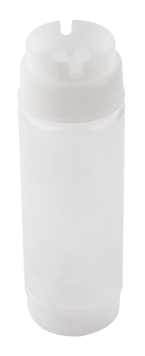 TableCraft 12SV INVERTAtop Dualway First In First Out "FIFO" Squeeze Bottle with 53 mm Opening 12 oz. - 12/Case