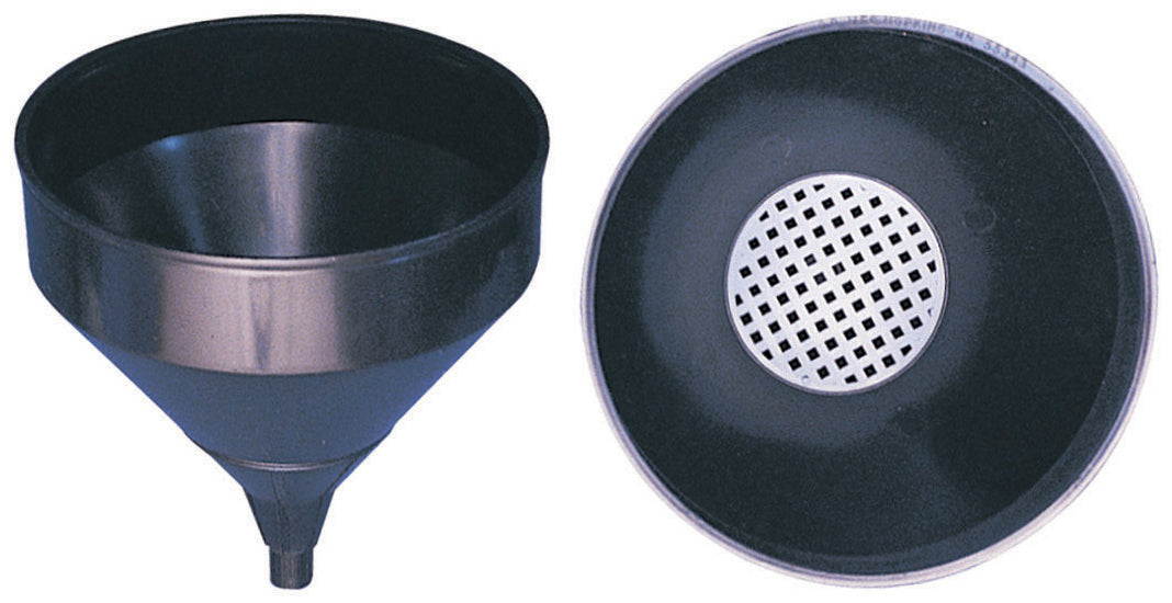 Spill-Stop 13-803 Plastic Drain Funnel with (1) Medium & (1) Coarse Screen Strainers 1-1/2 qt.