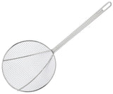 Browne 1307T Nickel-Plated Square Mesh Round Skimmer with 7" dia. Blade and 14" Loop Handle