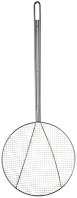 Browne 1309T Nickel-Plated Square Mesh Round Skimmer with 9" dia. Blade and 14" Loop Handle
