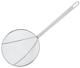 Browne 1309T Nickel-Plated Square Mesh Round Skimmer with 9" dia. Blade and 14" Loop Handle