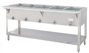 Duke E305 Aerohot 5-Well Electric Steam Table / Hot Food Station 73" - 240v