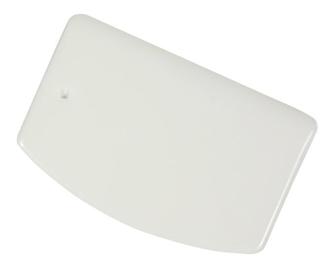 Vollrath 1345RS-05-12 Polyethylene Rigid Straight Edge Pan/Bowl Scraper 3-5/8" x 5-5/8" - White