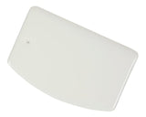 Vollrath 1345RS-05-12 Polyethylene Rigid Straight Edge Pan/Bowl Scraper 3-5/8" x 5-5/8" - White