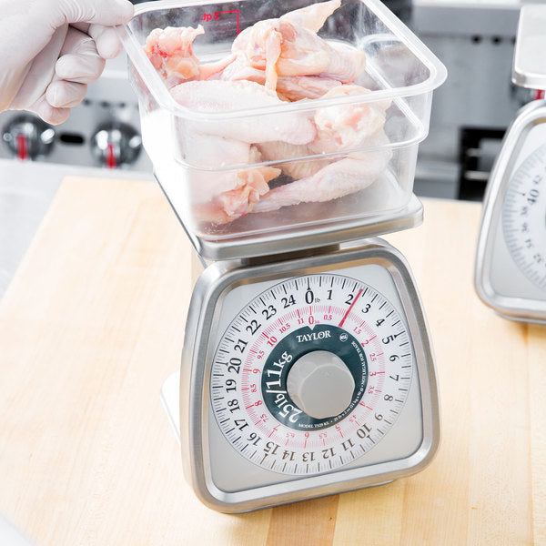 Taylor TS25KL Analog Portion Control Scale with Rotating Dial 25 lb.