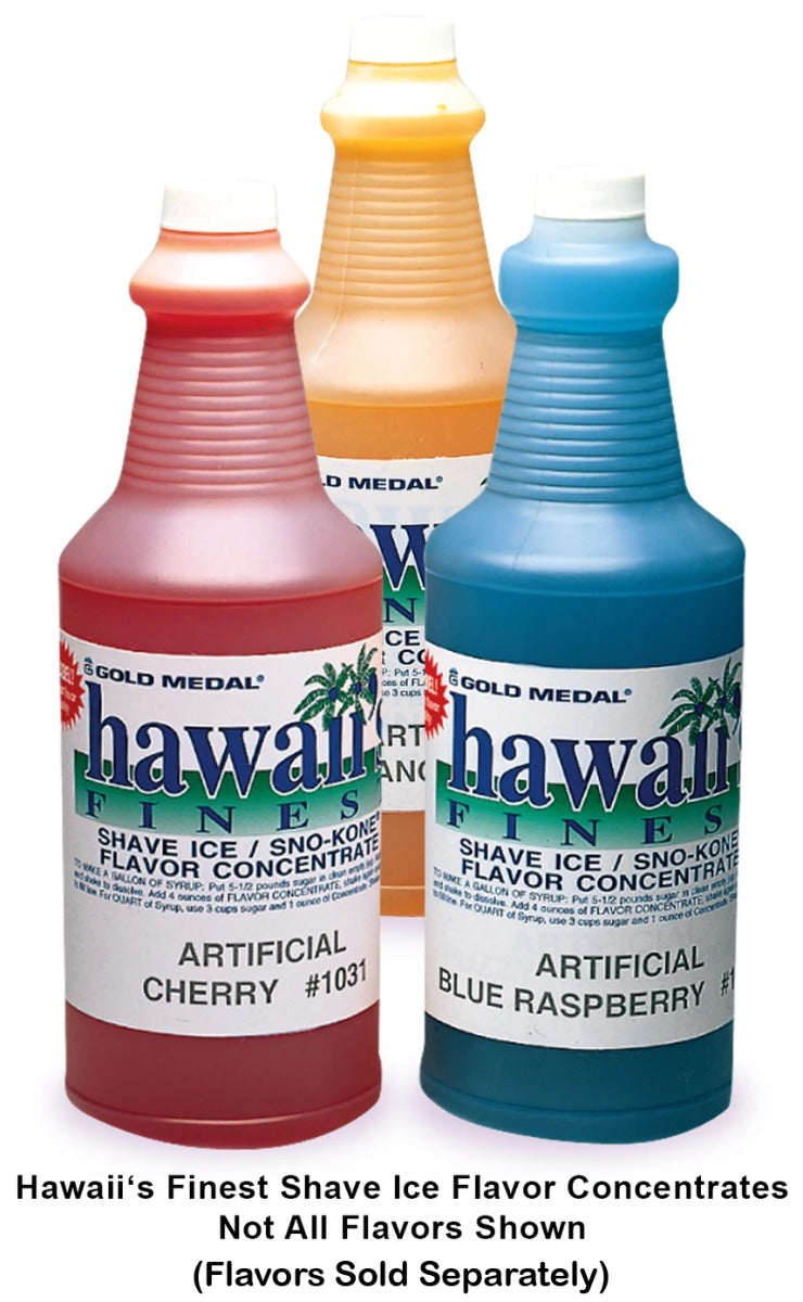 Gold Medal 1374 Hawaii's Finest Snow Cone Syrup Concentrate 1 qt. - Blue Coconut