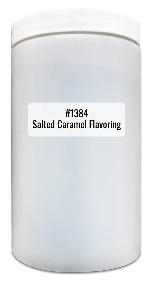 Gold Medal 1384 Sweet Selections Flavor Inclusions Dry Mix Ready-to-use Flavoring - 1-1/4 lb. Jar - Salted Caramel
