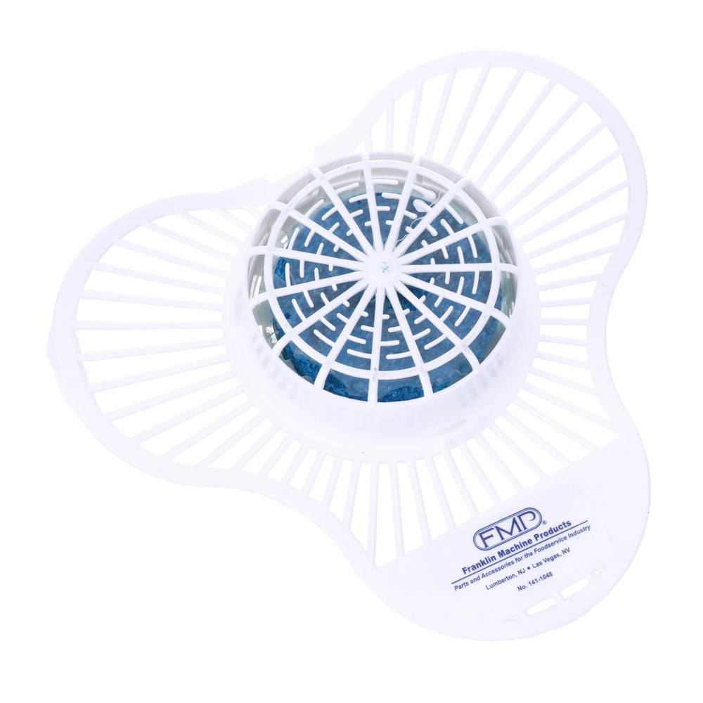 AllPoints 1411048 Disposable Plastic Urinal Screen with Deodorant 7-1/8" x 7-3/4" x 1-1/4" H - Cherry Fragrance