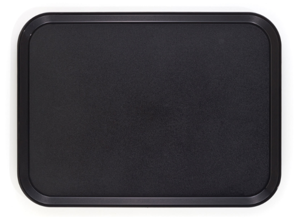 Cambro-1418CWNS110-Rectangular-Camwear®-Tray-14"x18"-Polycarbonate-Black - 12ea/Case