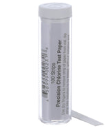 FMP 142-1362 Litmus Test Strips for Chlorine Sanitizers 10-200 ppm - 100 Strips per Pack